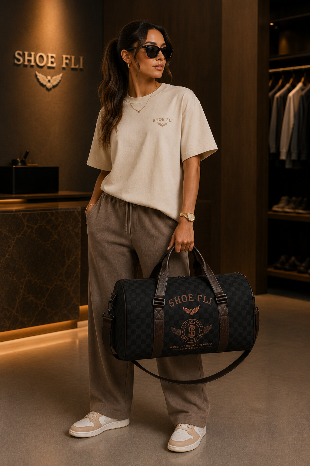 Shoe Fli™ Premium Travel Duffle Bag