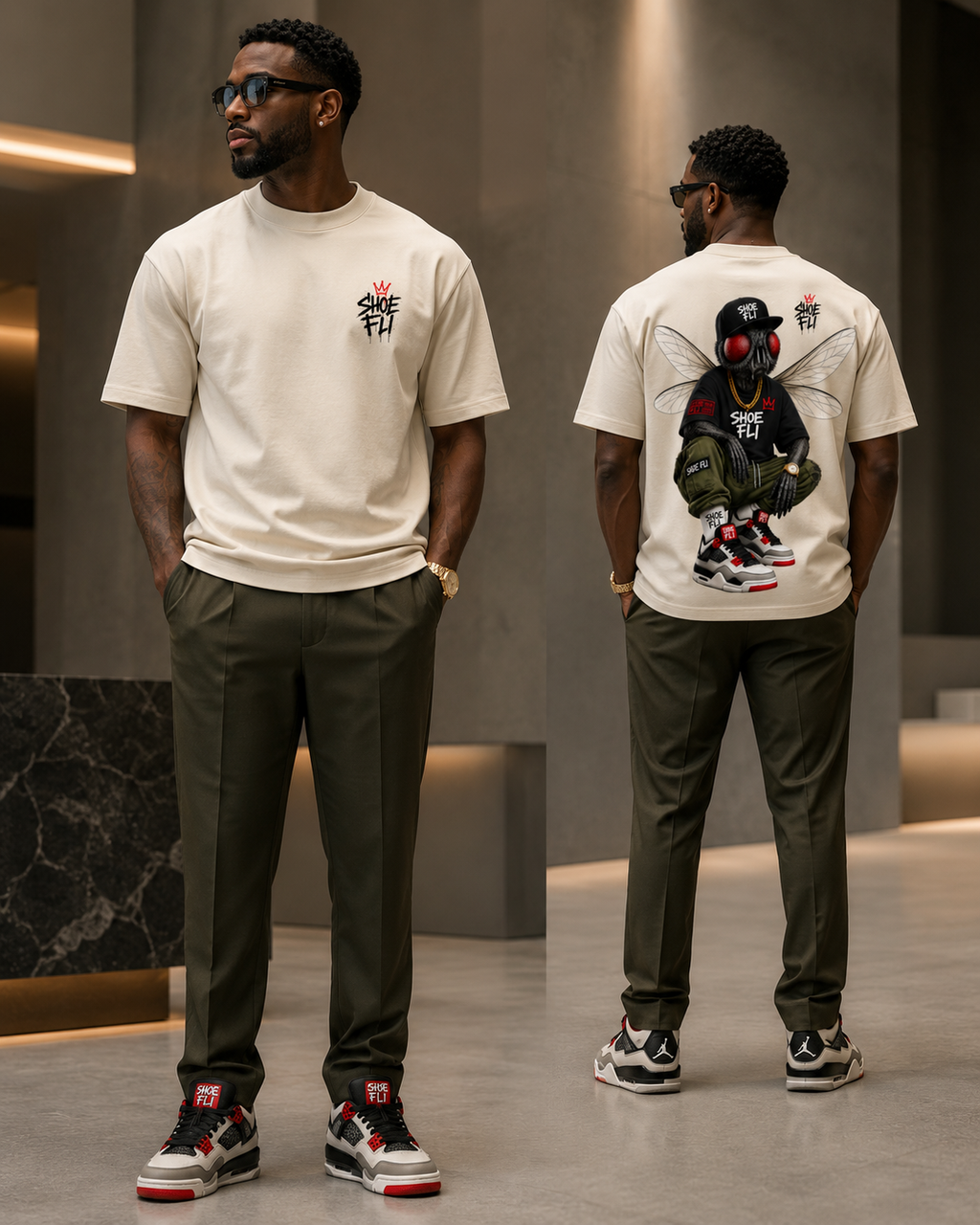 Shoe  Fli Chest Logo Fli Guy Tee