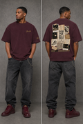 Shoe Fli's Signiture Heavyweight Vintage Washed Frayed T-Shirt