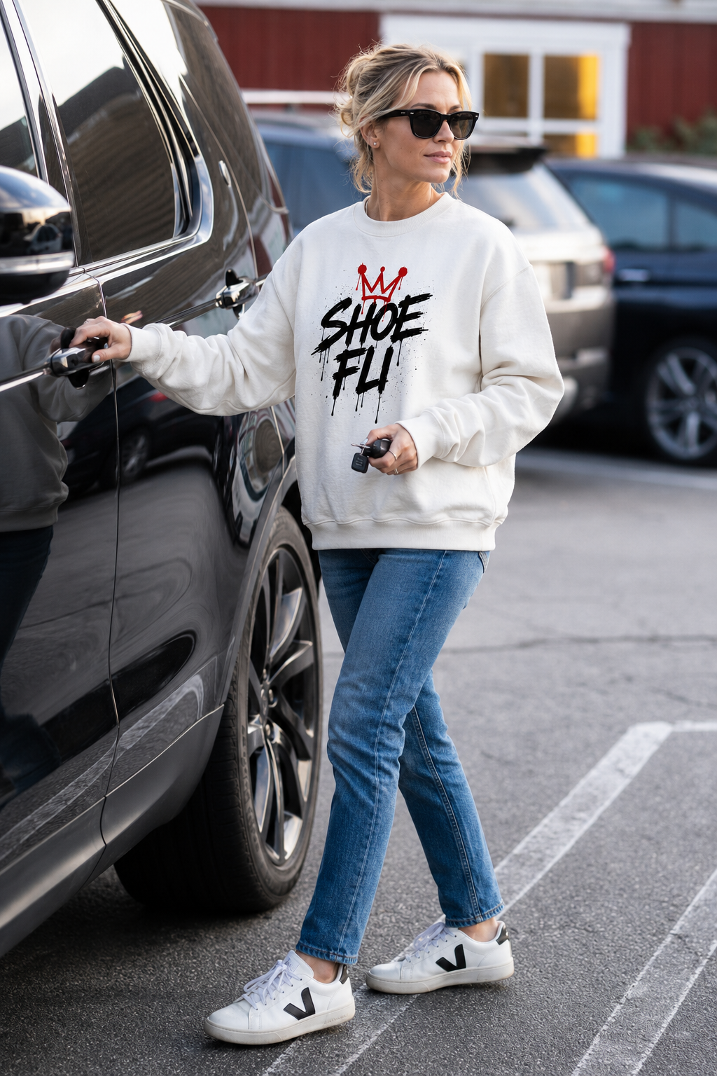 SHOE FLI Graffiti Logo Premium Sweater