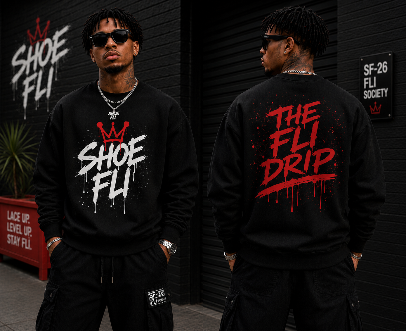 SHOE FLI Premium Heavyweight Graphic Sweater – Sneakerhead Edition