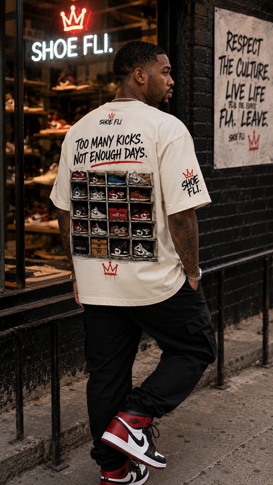 The Sneaker Wall Graphic Tee