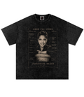 Josephine Baker Snow Washed Oversized Cotton T-Shirt