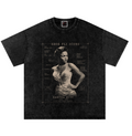 Eartha Kitt Vintage Icon Snow Washed Oversized Cotton T-Shirt
