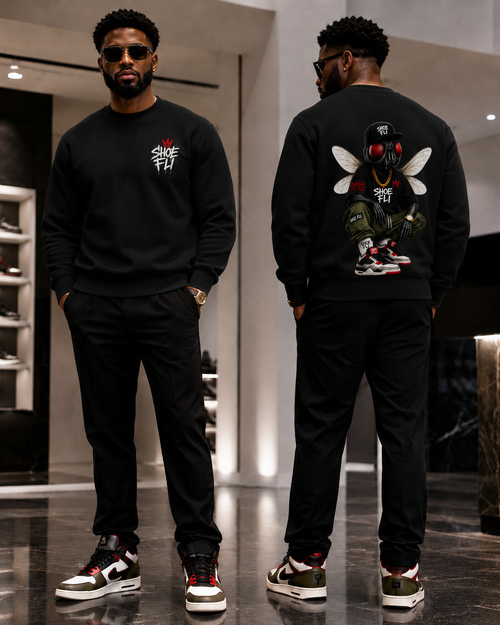 Fli Guy  Premium Heavyweight Graphic Sweater – Sneakerhead Edition