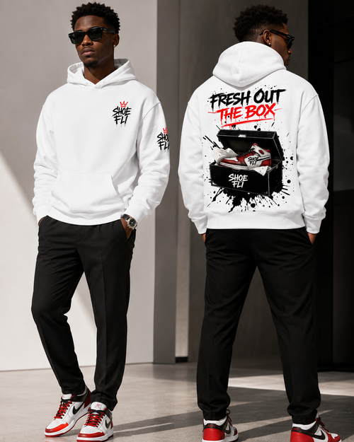 Fresh Out The Box Premium Oversized Fleeced Hoodie