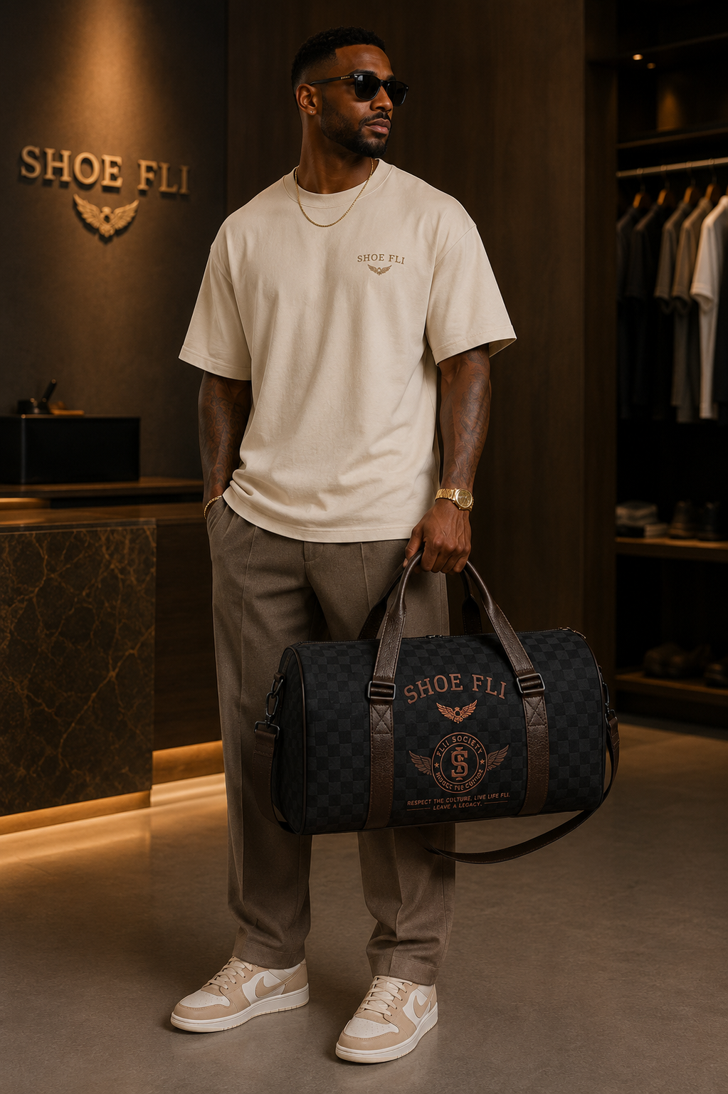 Shoe Fli™ Premium Travel Duffle Bag