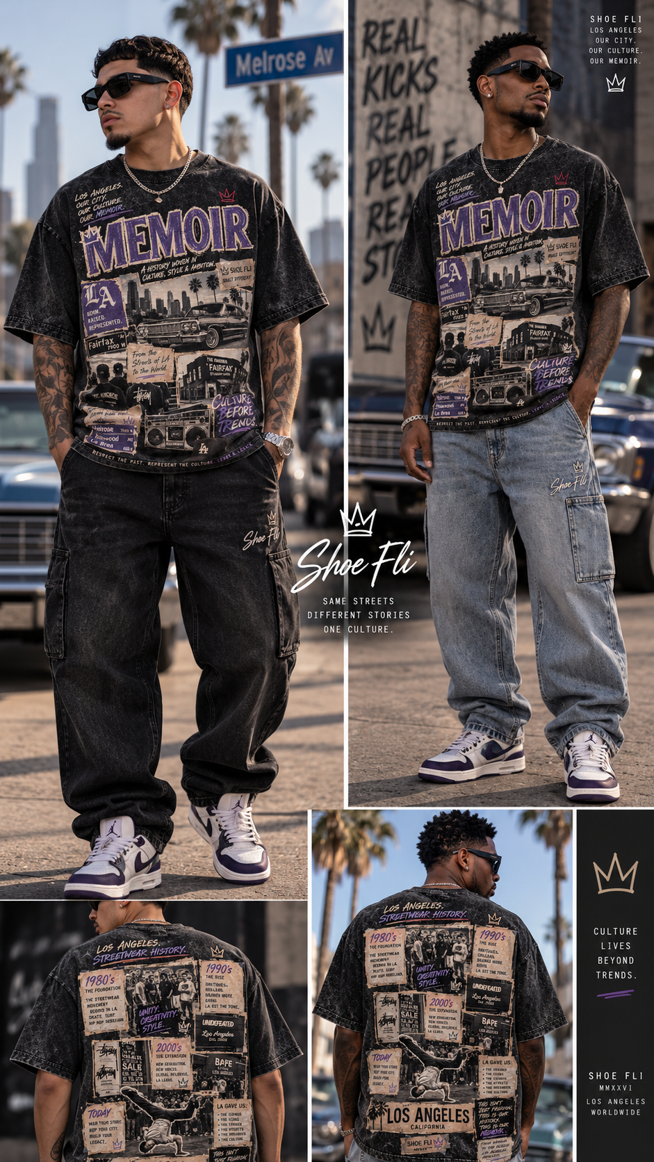 Memoir Men's Scrap Vintage Tee